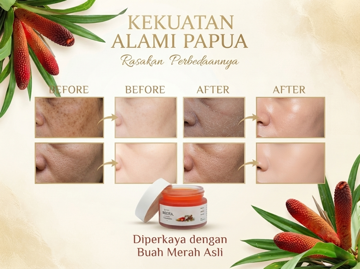 Hasil Pemakaian Before After MEORA Balm