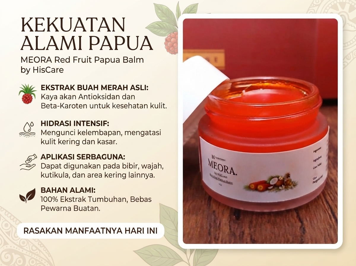Keunggulan Ekstrak Buah Merah Papua MEORA