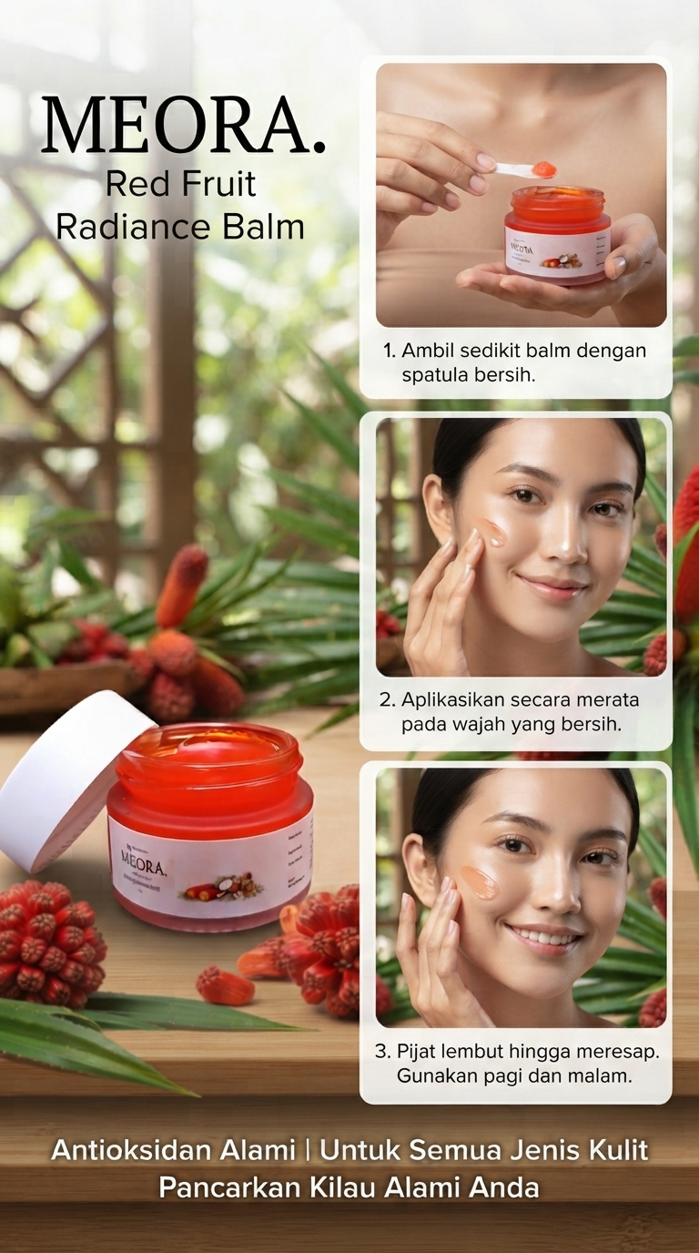 Cara Pemakaian MEORA Balm